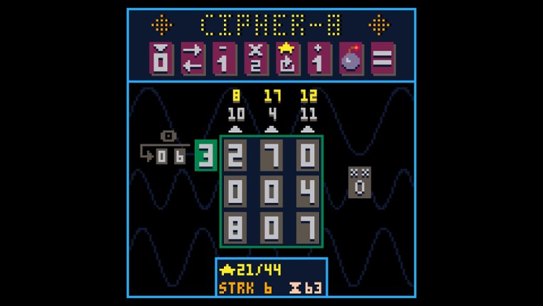 CIPHER-8 screenshot