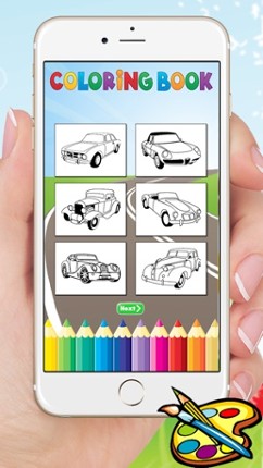 Classic Car Coloring Book &amp; Drawing Vehicles free for kids Image