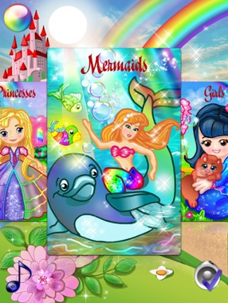 Coloring Pages with Princess Fairy for Girls - Games for little Kids &amp; Grown Ups screenshot