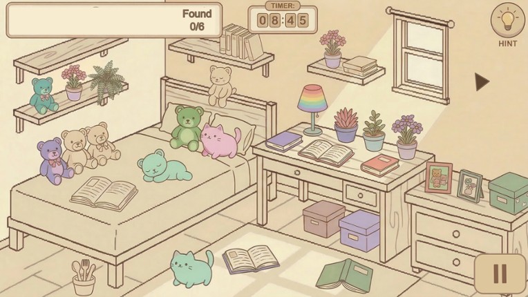 Cozy Pages: Find & Color Image