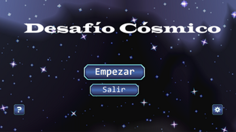 Desafío Cósmico Web screenshot