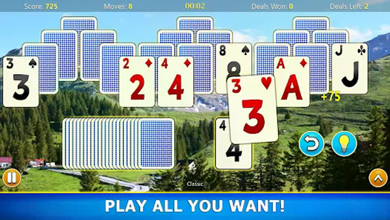 TriPeaks Solitaire Mobile screenshot