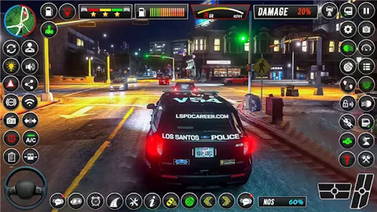 Police Chase Car Game Offline screenshot