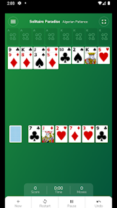 Algerian Patience Solitaire Image