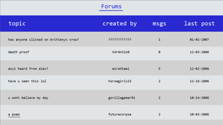 Homepage screenshot