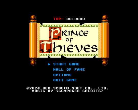 Prince of Thieves (2024) Game Cover