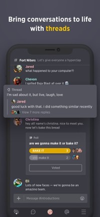 Guilded - community chat screenshot