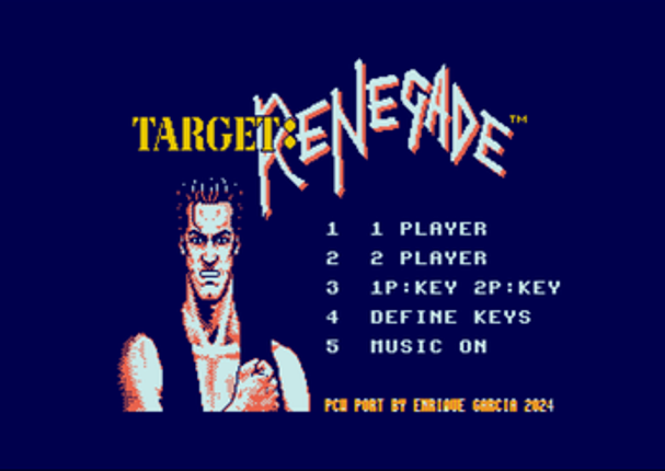 Target Renegade (Amstrad PCW / PCW Plus) screenshot