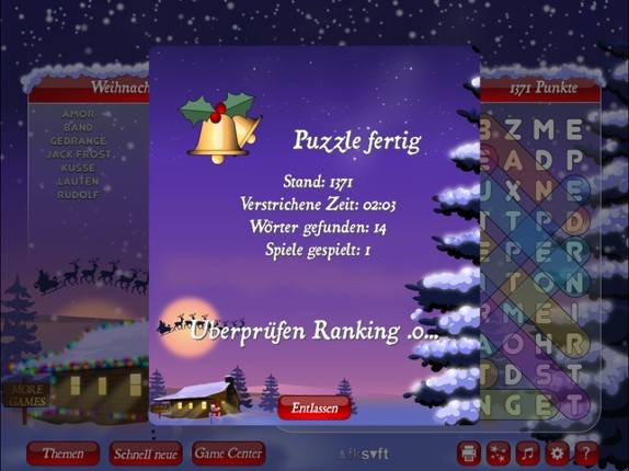 Weihnachten Wortsuche screenshot