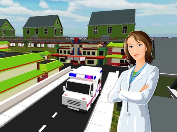 Ambulance Simulator Duty Drive :Pet Rescue 3D 2017 screenshot