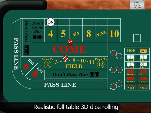 Aw Craps! screenshot