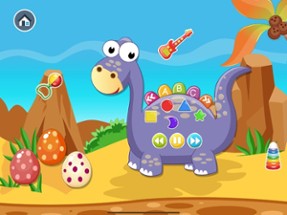 Baby Dinosaur With Top Rhymes Image