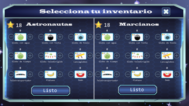 Desafío Cósmico Web screenshot