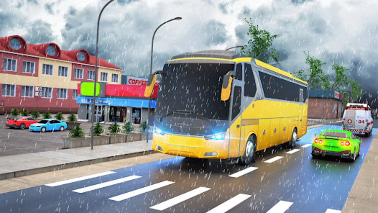 Bus Driving Simulator Bus game screenshot
