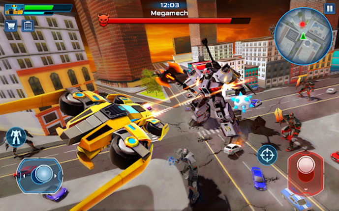 Robot City War: Car Transform screenshot