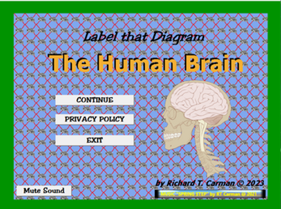 Label That Diagram - Human Brain screenshot