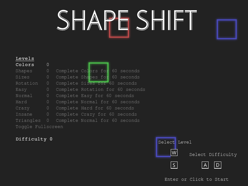 Games like Shape Shift