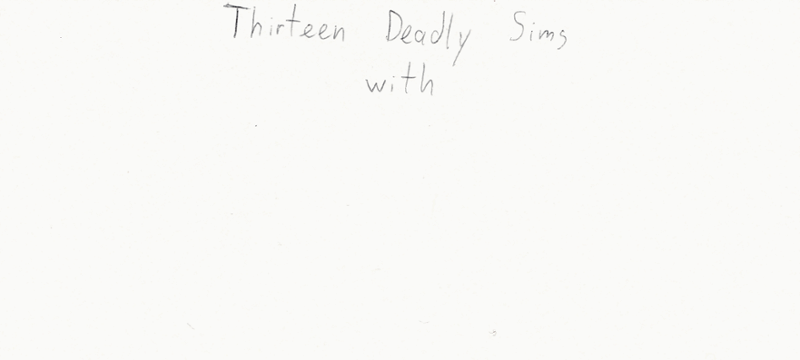 Thirteen Deadly Sims Image