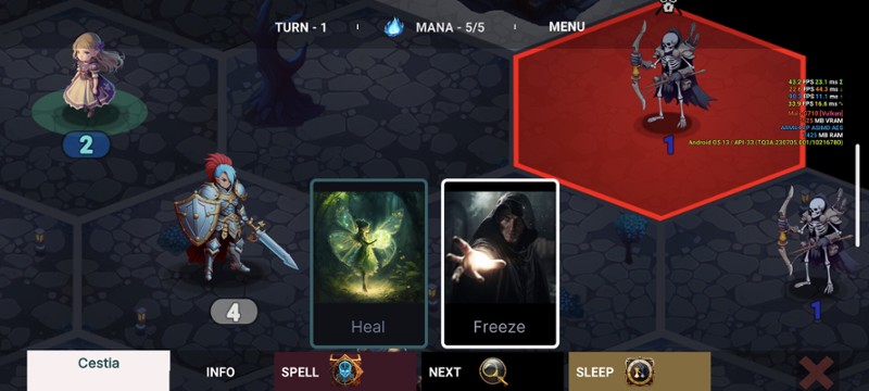 Magic And Dragons : 4X Battle screenshot