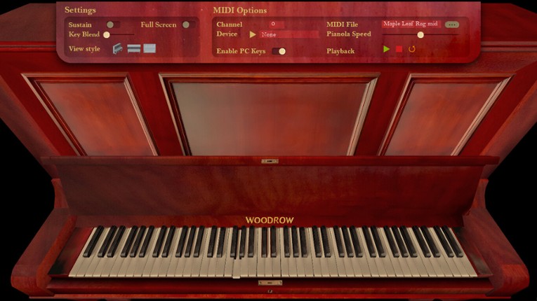 Woodrow the Old Piano screenshot