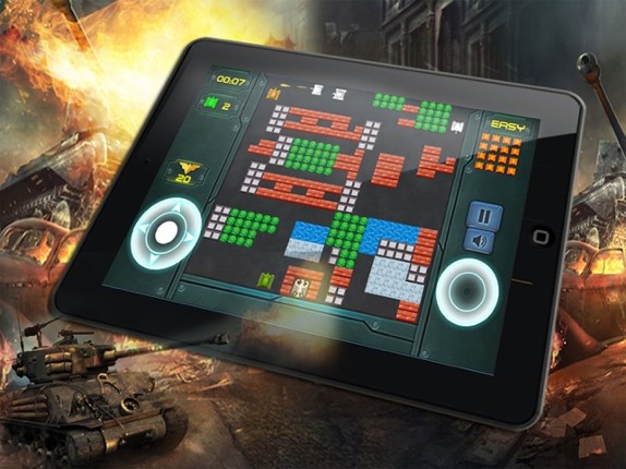 1990 tank war - battle city FC game screenshot