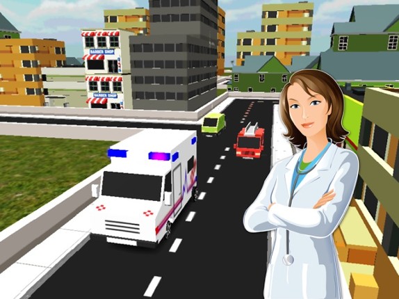 Ambulance Simulator Duty Drive :Pet Rescue 3D 2017 screenshot