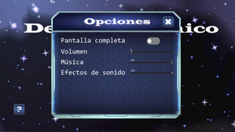 Desafío Cósmico Web screenshot