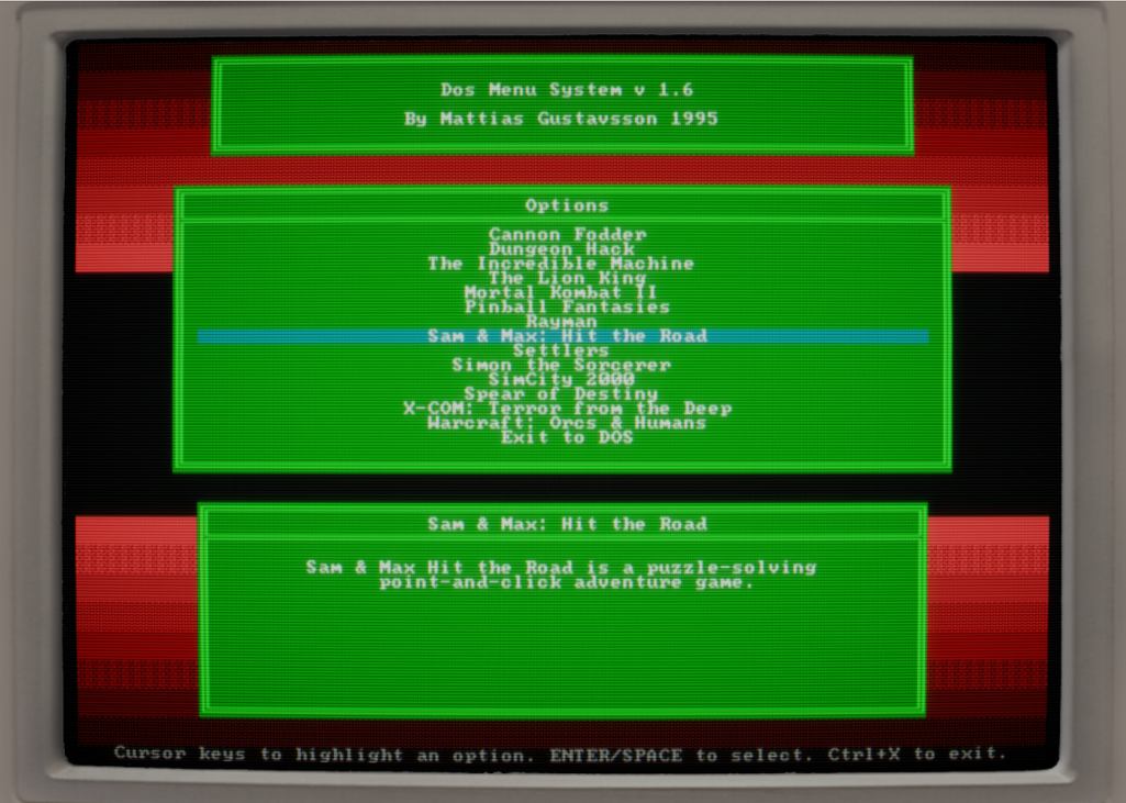Games like DOSBOX-CRT