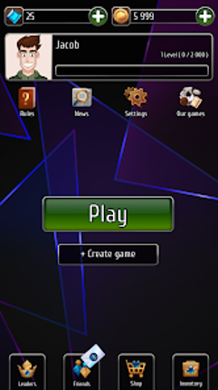 Bluff Online - Card game screenshot