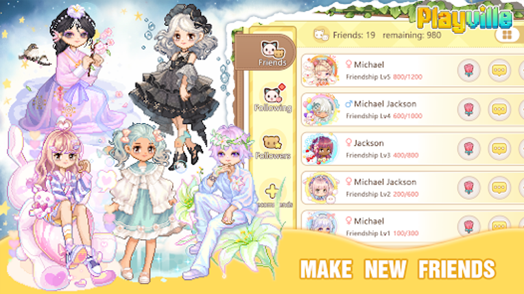 PlayVille: Avatar Social Game screenshot