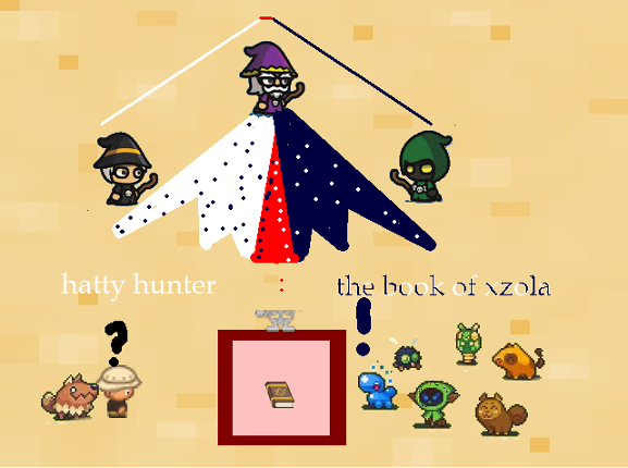 Hatty Hunter:The book of xzola Game Cover