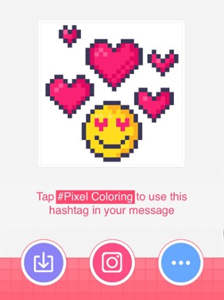 Pixel Coloring-Color by Number Image