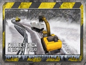 Snow Plow Rescue Dump Truck Driver 3D Image