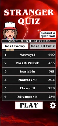 Stranger Quiz - Trivia screenshot