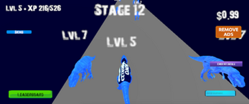 T-Rex Battle 3D - Dino Warfare Image