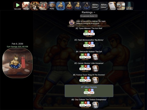 Turn Based Boxing: Legends screenshot