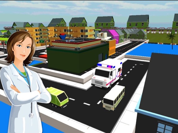 Ambulance Simulator Duty Drive :Pet Rescue 3D 2017 screenshot