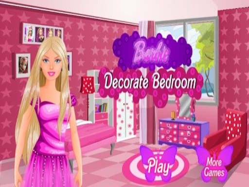 Games like Barbie decorate bedroom
