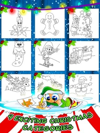 Christmas Coloring Toy Book Image