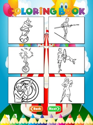 Circus Coloring Book - Activities for Kid Image