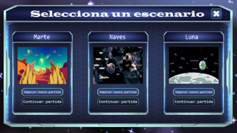 Desafío Cósmico Web screenshot