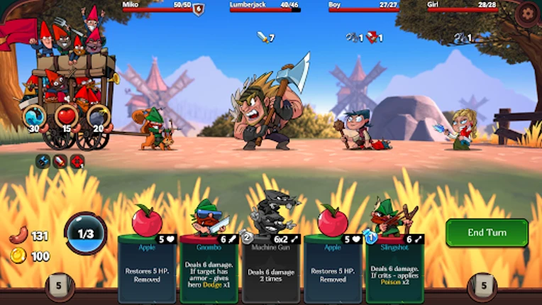 Union of Gnomes・Card Roguelike screenshot