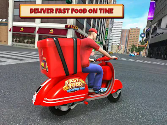 Fast Food Delivery Bike Game Image