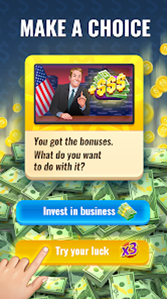 Trump's Empire: idle game screenshot