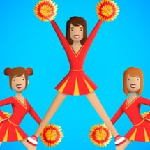 Cheerleader Run 3D Image