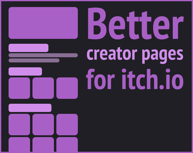 Games like Better creator pages at itch.io