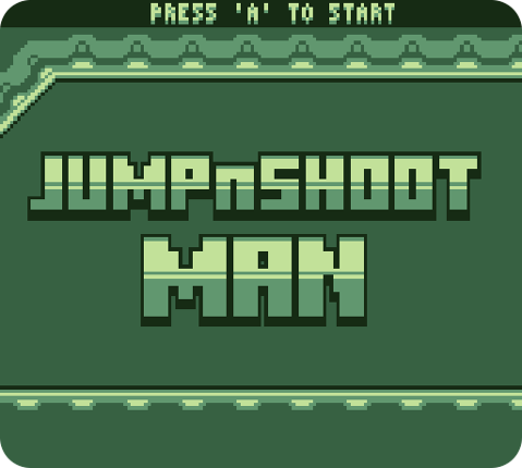 Pixel Vision 8: Jump N' Shoot Man Ludum Dare 41 Game Cover