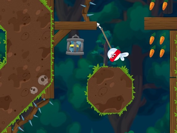 Rabbit Samurai - Grapple ninja screenshot