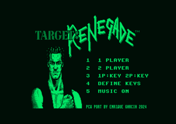 Target Renegade (Amstrad PCW / PCW Plus) Image