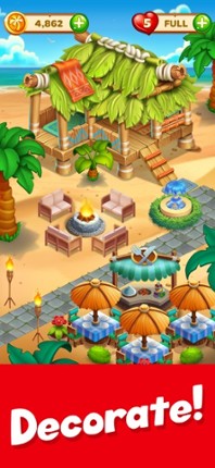 Tropic Trouble Match 3 Builder screenshot